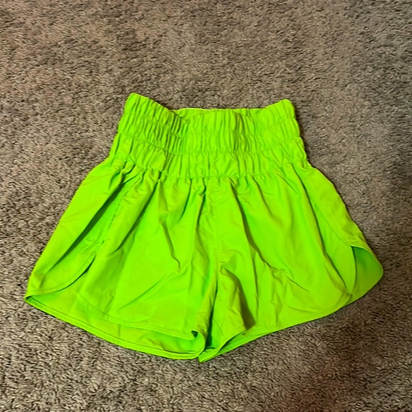 lime green zenana shorts! - Picture 1 of 3